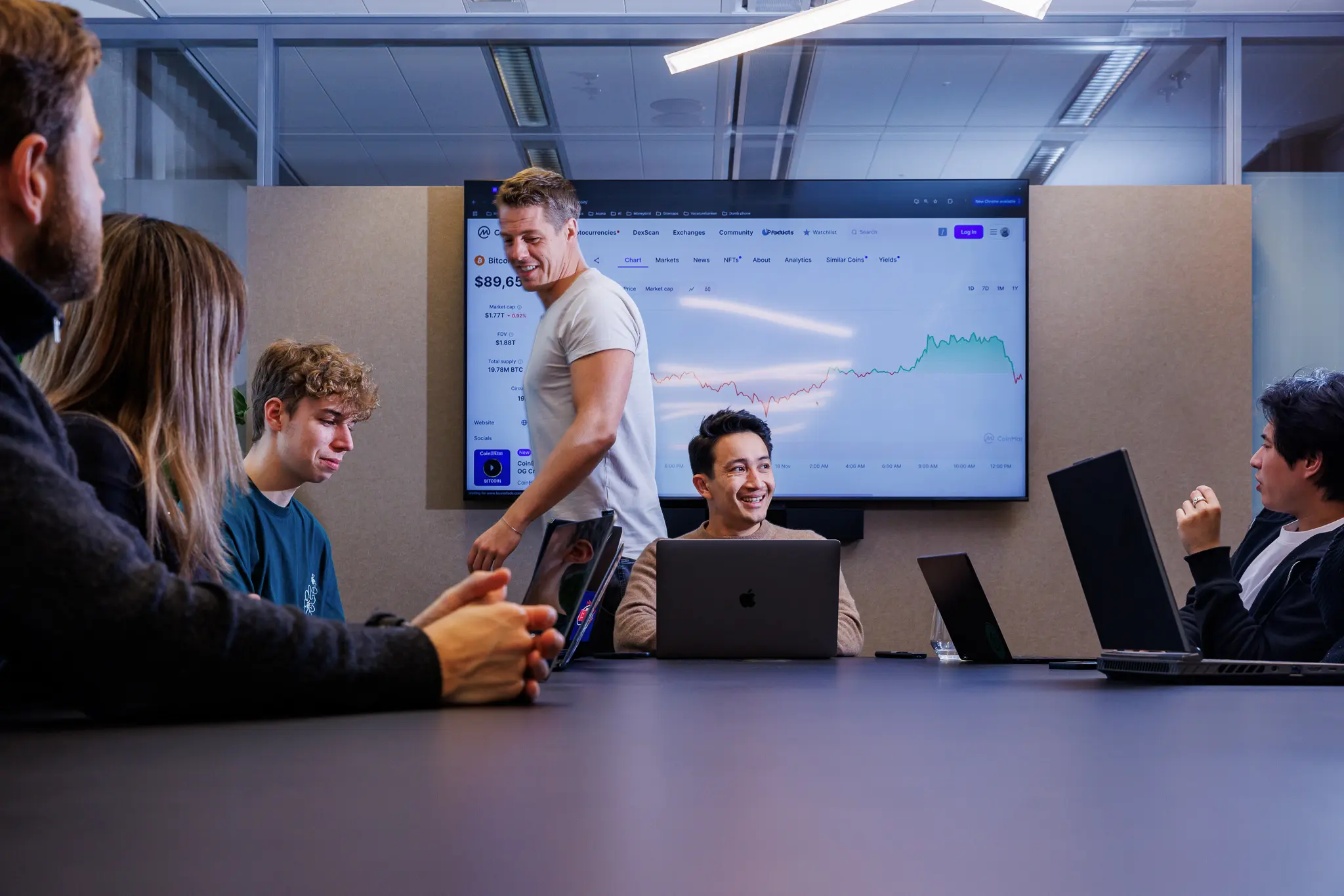 Einblick in den Arbeitsalltag bei Crypto Insiders 3