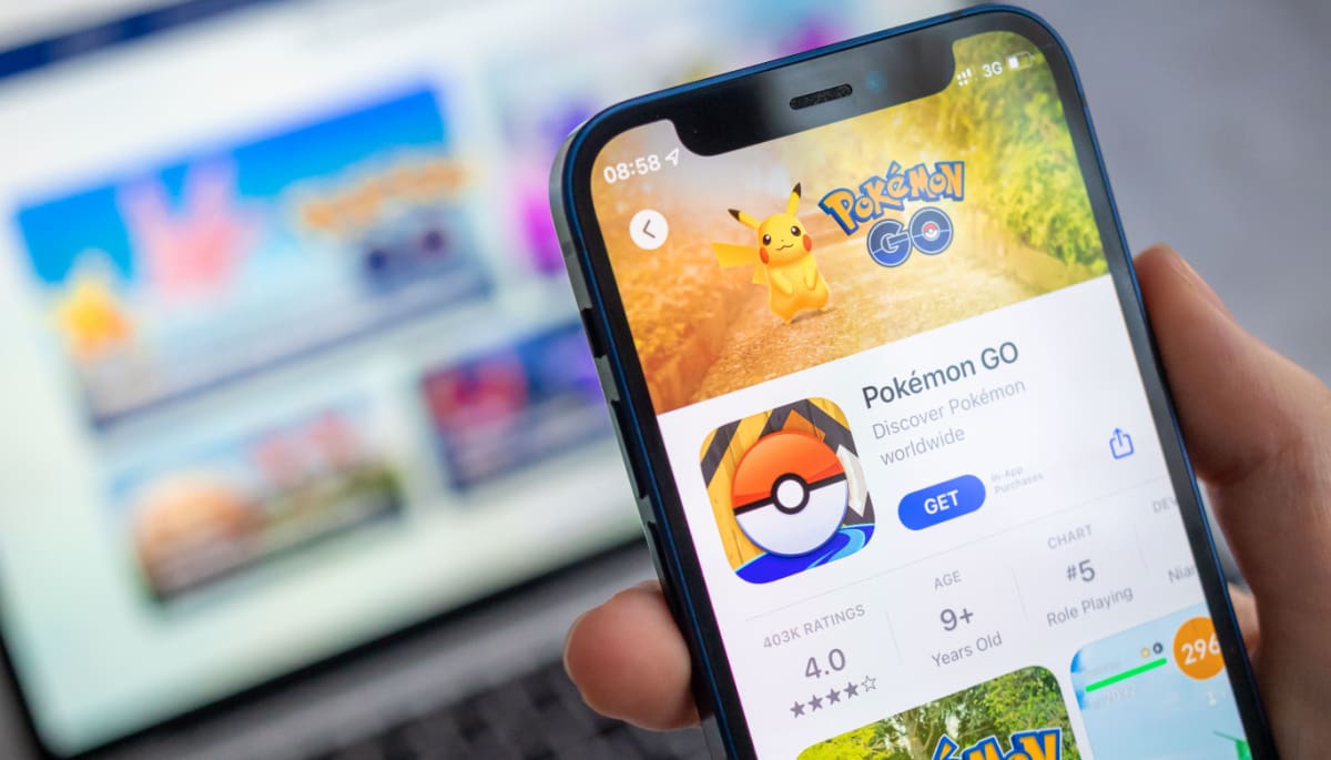 Een afbeelding van de app Pokémon Go in de App Store