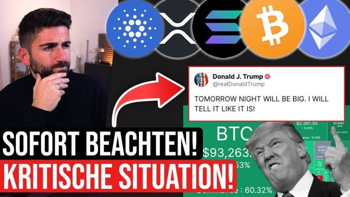 Trump treibt Bitcoin auf 93.000 $ – Insiderhandel oder echter Hype?