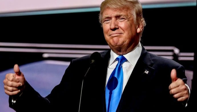 Trump macht Justin Sun nach einem Dinner ein Geschenk von 100.000 Dollar