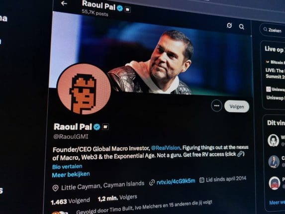 Ein Bild vom X-Account von Raoul Pal