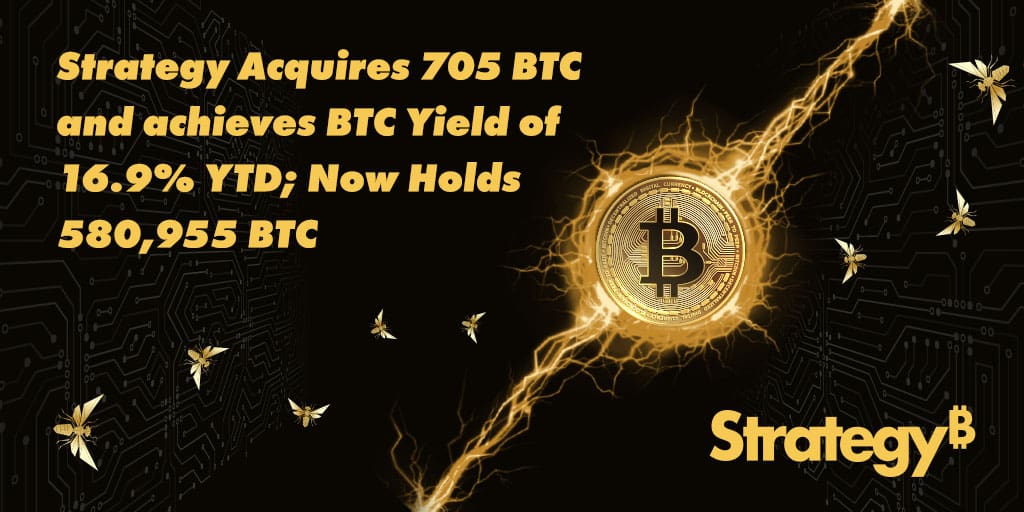 Der Wert des gesamten Bitcoin-Besitzes ist inzwischen über 60 Milliarden Dollar gestiegen. Quelle: Michael Saylor auf X 