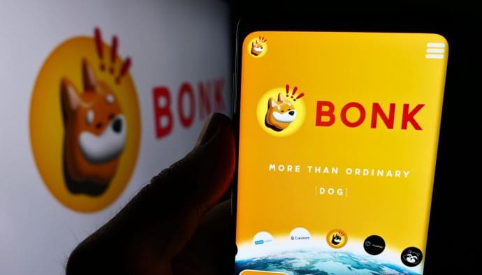 Foto von Bonk auf dem Handy