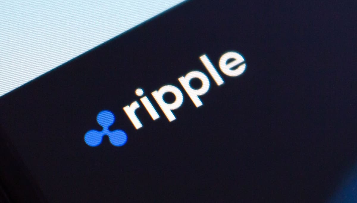 Ripple-Website mit Logo XRP