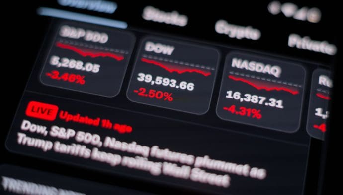 Bitcoin folgt wieder der Börse – Warnsignal für Kursverluste