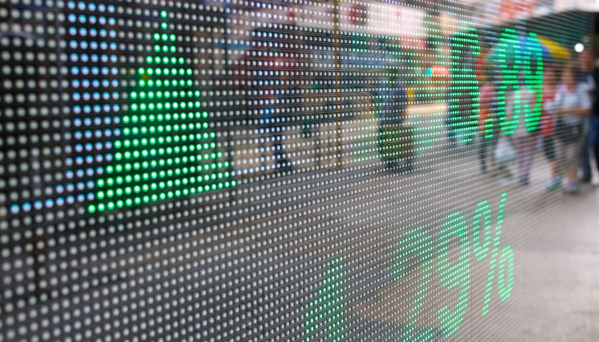 groene cijfers op bord