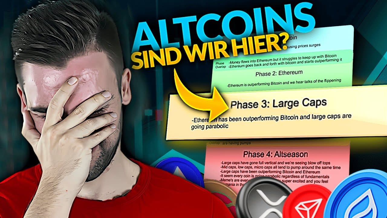 Bitcoin steigt, Altcoins ziehen nach – aber ist das schon Phase 3?