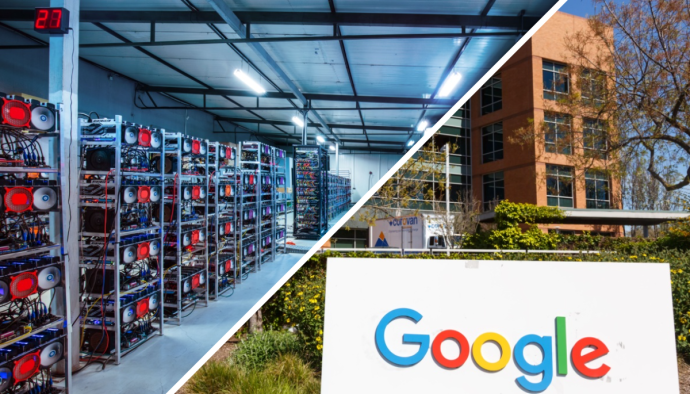 Bitcoin-Miner-Aktie steigt nach großem Deal mit Google stark an