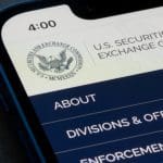 Ein Bild der US-Börsenaufsichtsbehörde Securities and Exchange Commission, die den Aktien- und Kryptomarkt überwacht.