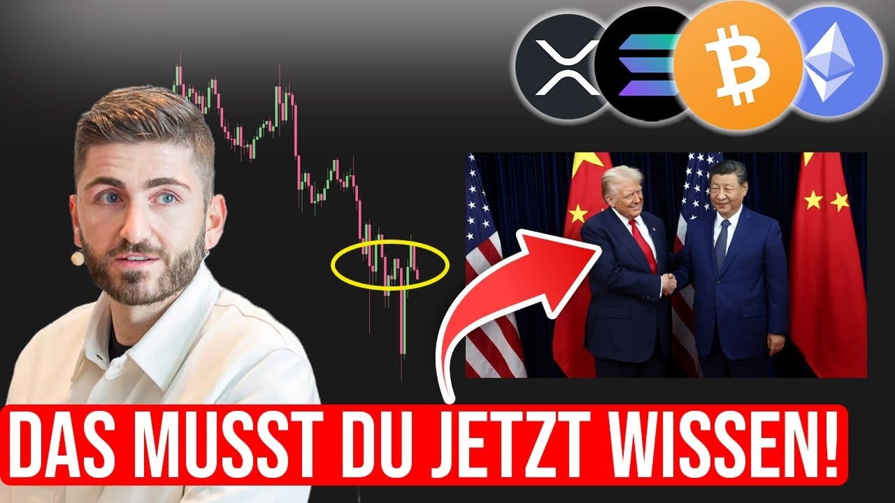 Trump trifft Xi – Bitcoin fällt: Was wirklich hinter dem Treffen steckt