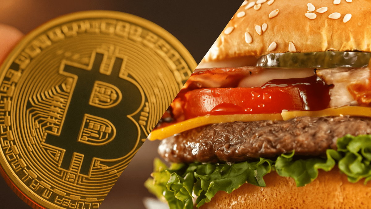 Burgerkette spart Bitcoin und gibt Kunden gratis Coins zur Mahlzeit