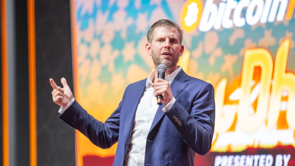 Trotz schwachem Kryptomarkt – Eric Trump: „Wir fangen erst an.“