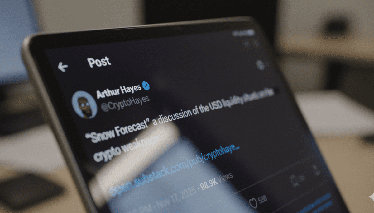 Darum fällt Bitcoin laut Arthur Hayes