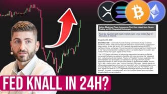 Bitcoin vor Zinsentscheid: Rallye mit Fragezeichen