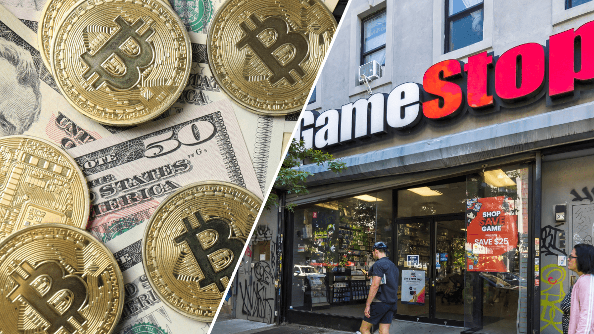 GameStop-Aktie fällt: Firma erwägt Bitcoin-Verkauf