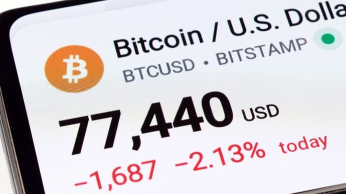Bitcoin droht laut neuen Daten auf 70.000 Dollar zu fallen