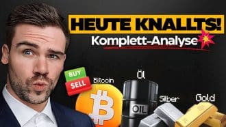 Öl-Rally, schwacher Krypto-Markt und Aktien-Korrektur