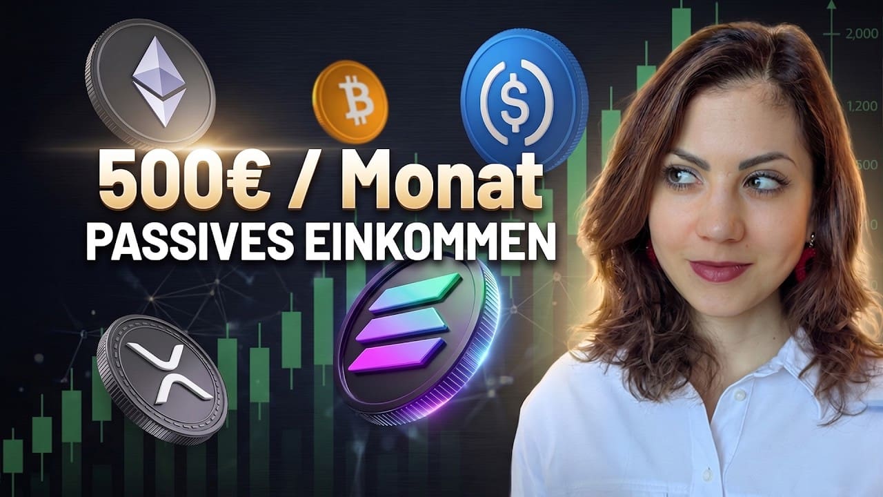 Passives Einkommen mit Krypto: Wie realistisch sind 500 Euro netto im Monat?